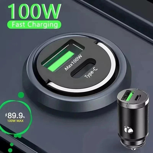 Fast car charger usb port - car, 2