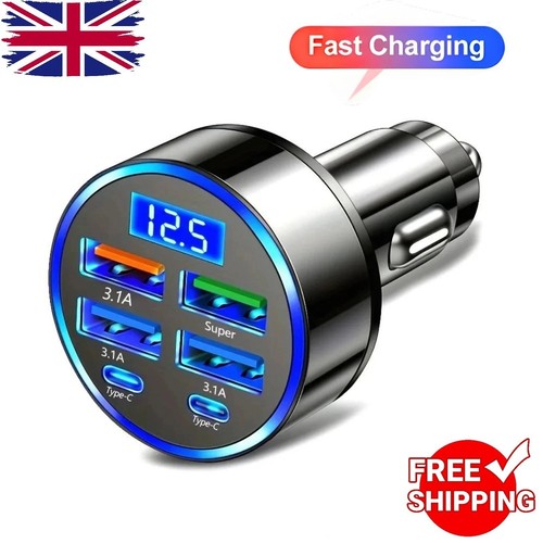 Fast car charger adapter 4usb - charger,