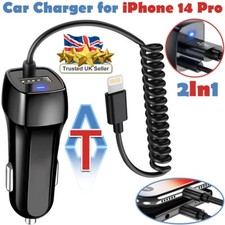 2x Car Charger USB Cigarette