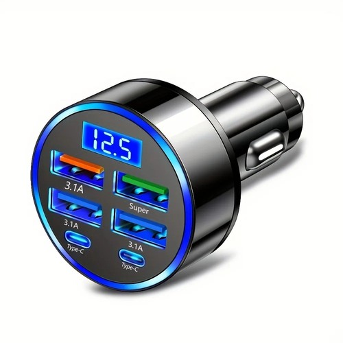 Fast car charger - fast, 4usb