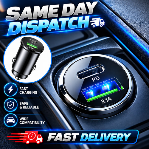 Fast car charger usb - car, port