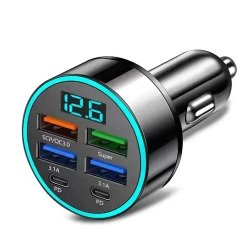 Fast car charger adapter - charger, 4usb