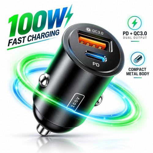 Fast car charger usb - car, port