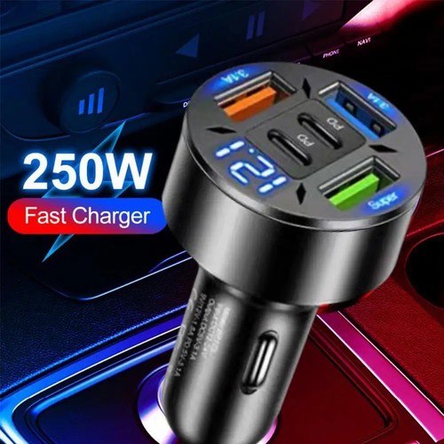 Fast car charger - charger, quad