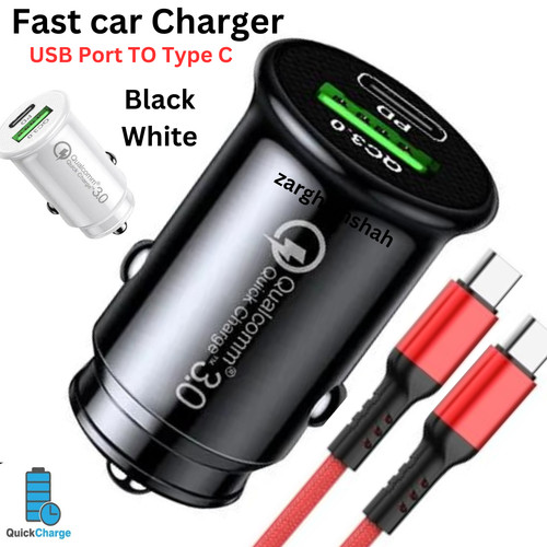 Fast car charger usb port - charger,