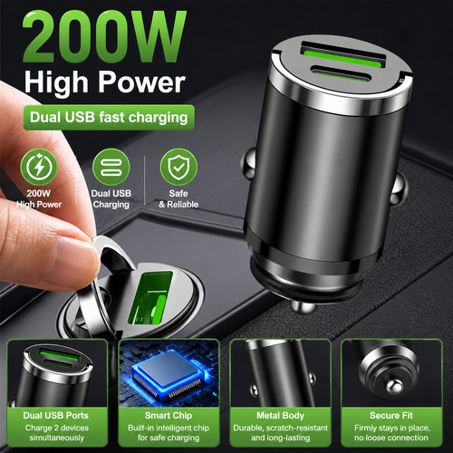 Fast car charger usb - fast,