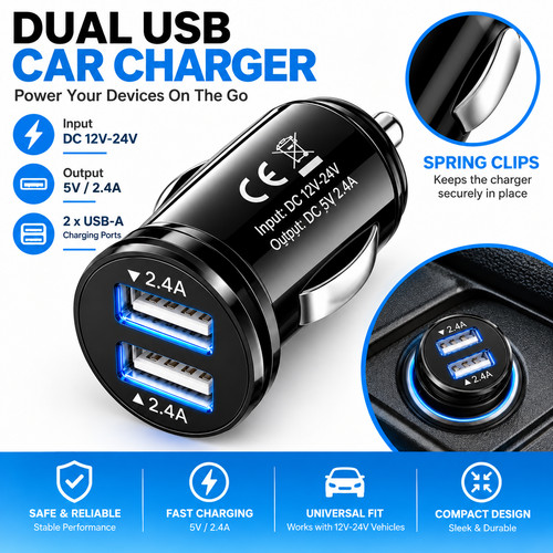 Fast car charger usb - fast,