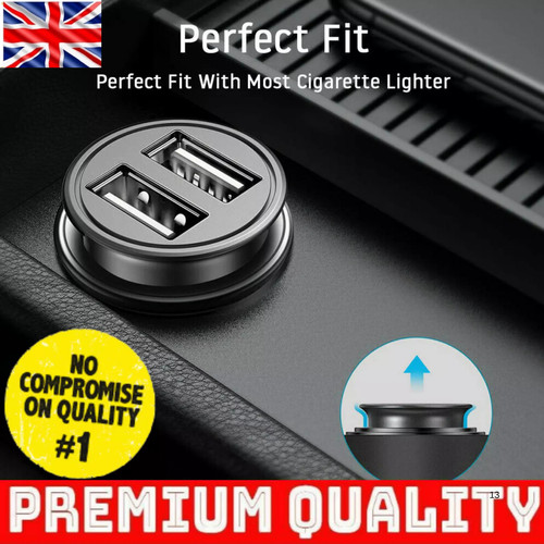 Fast car charger - 2, usb