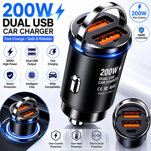 Fast car charger - car,