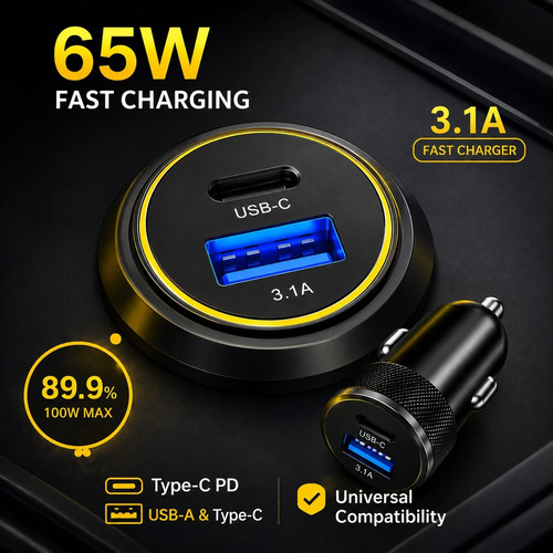Fast car charger - car, 2