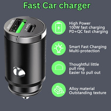 Fast Car Charger 2 USB Port