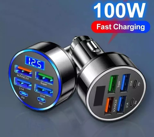 Port fast car charger usb - 6,