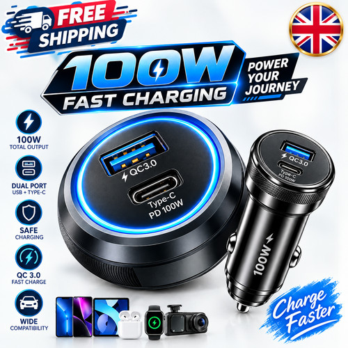 Fast car charger usb port - charger,
