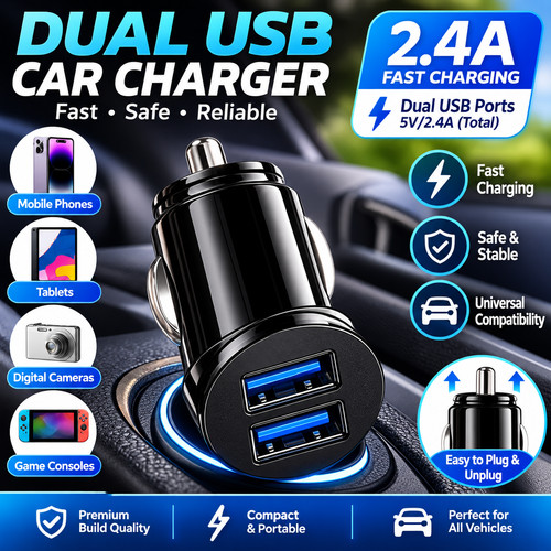 Fast car charger usb - car,