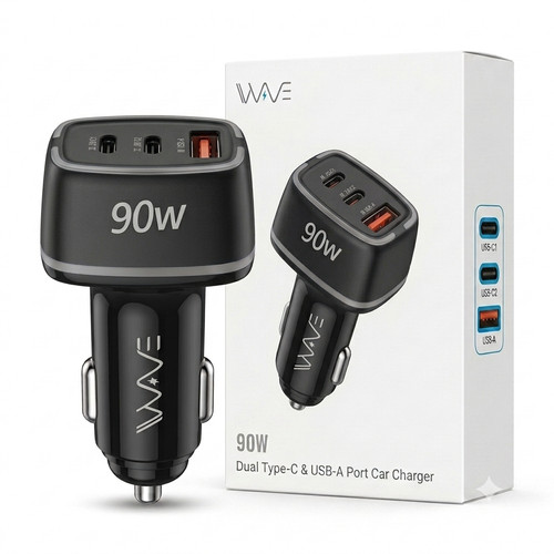 Fast car charger 90w port - charger, pd