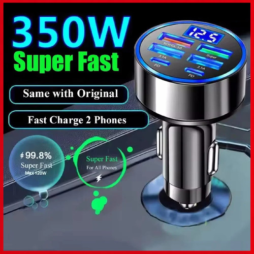 Fast car charger usb - car, 4