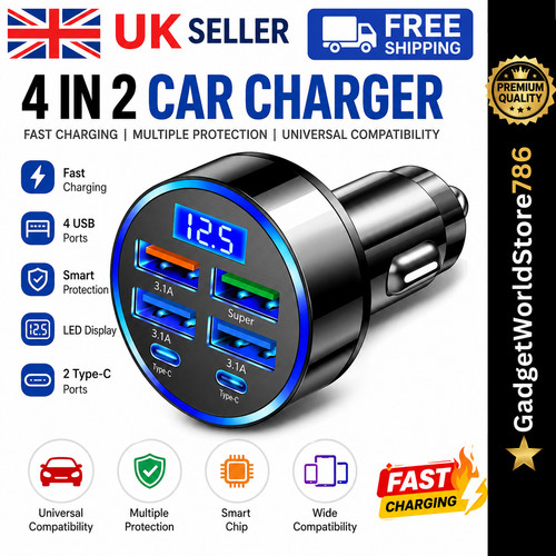 350w usb car charger - charger, pd