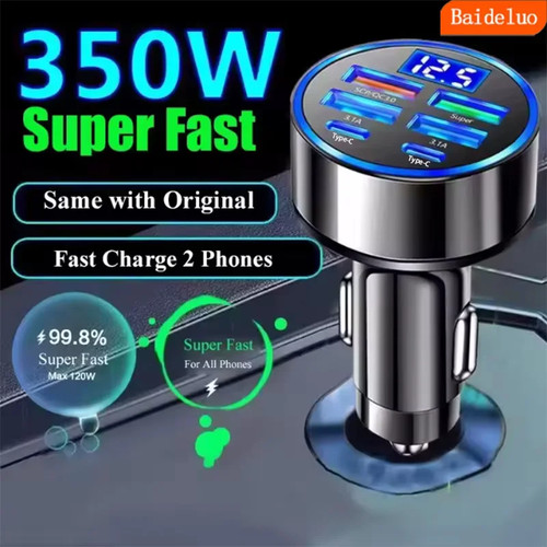 Fast car charger adapter - car, 4usb