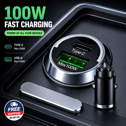 Fast car charger usb - usb, port