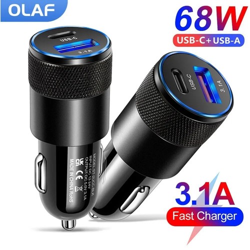 Fast car charger usb type - usb, type-c