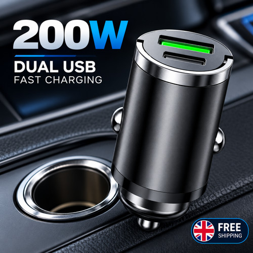 Fast car charger usb - charger, port