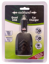 4 Port USB Fast Car Charger