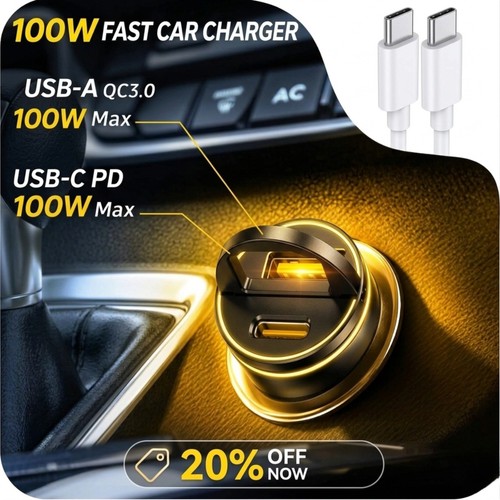 Fast car charger usb port - fast,