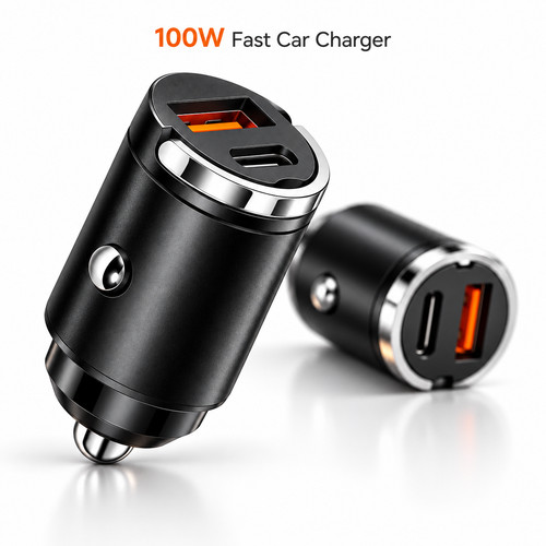 Fast car charger usb port - charger,