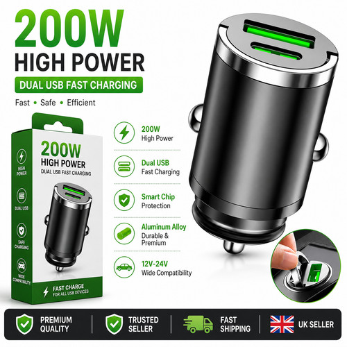 Fast car charger - car, 2