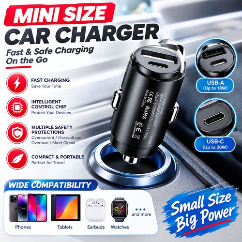 Fast car charger - car, usb