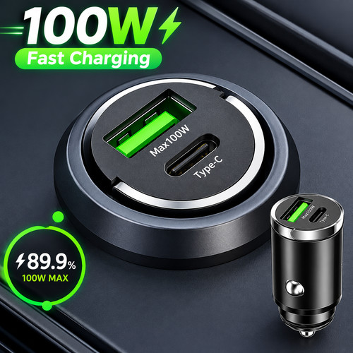 Fast car charger usb port - car,