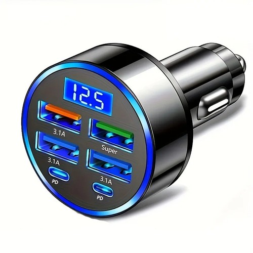 Fast car charger adapter 4usb - fast,