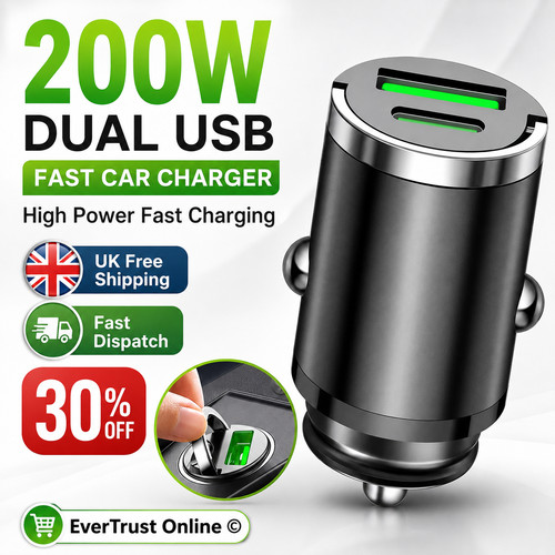 Fast car charger usb cigarette - fast,